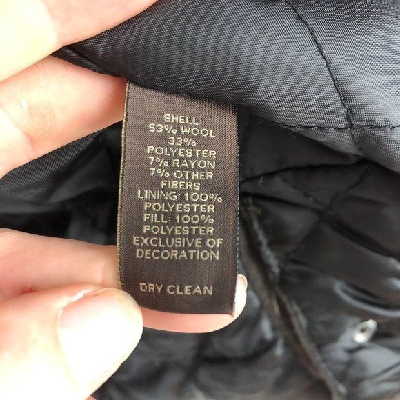 Tasso Elba Men's Size Medium Brown Wool Blend Long Sleeve Full Zip Jacket Coat - Picture 10 of 10